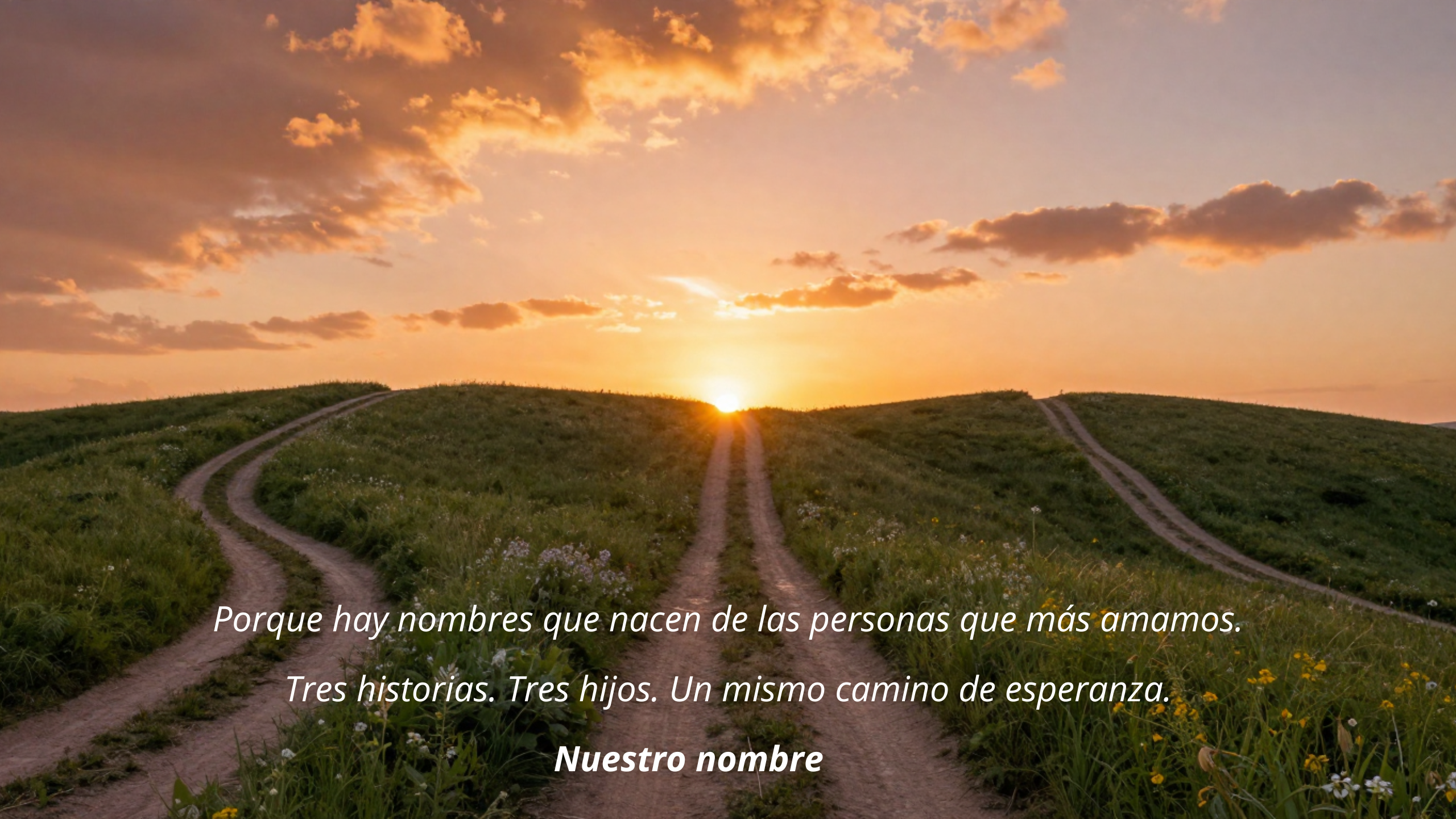 foto con 3 caminos convergiendo con frases